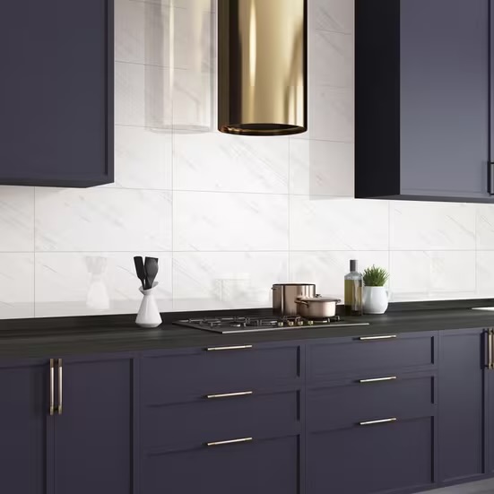 Tauleto Bianco Polished Porcelain Tile (photo 3 of 3)