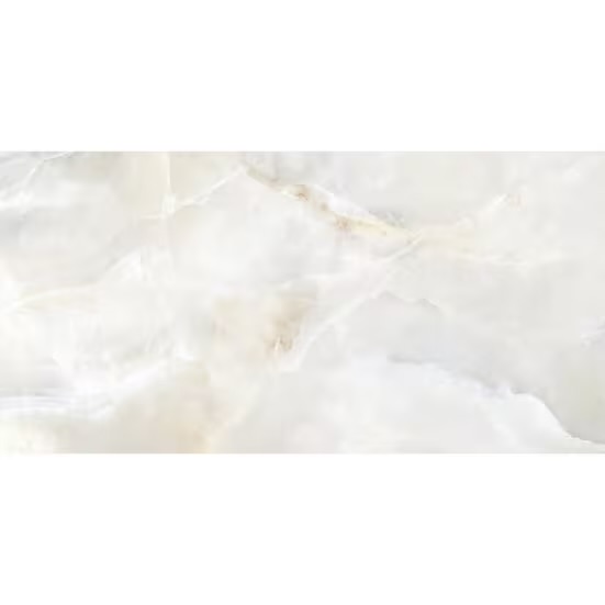 Alessia Bianca Polished Porcelain Tile, 24 x 48 (photo 2 of 3)