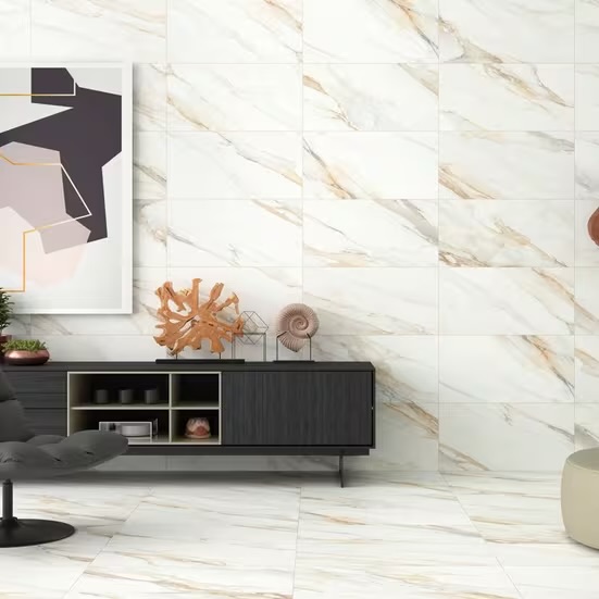 Romana Bianca Matte Porcelain Tile, 15 x 30 (photo 3 of 4)