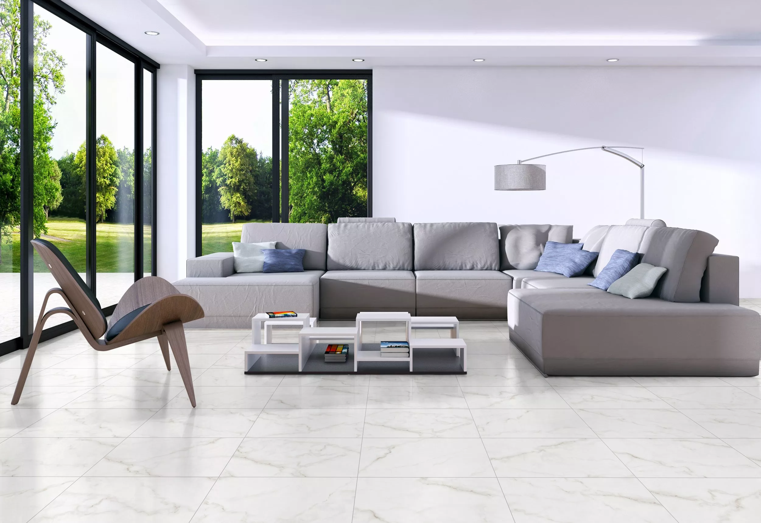 Venato Polished Porcelain Tile, 12 x 24 (photo 3 of 3)