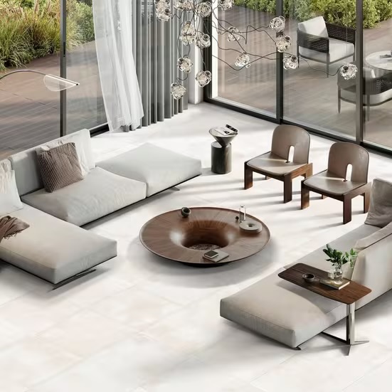 Luxe Sand Matte Porcelain Tile, 24 x 24 (photo 3 of 3)