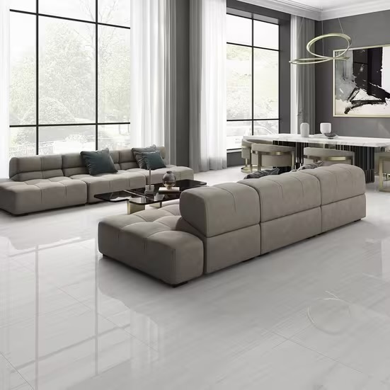 Belucci Bianca Polished Porcelain Tile, 12 x 24 (photo 3 of 3)