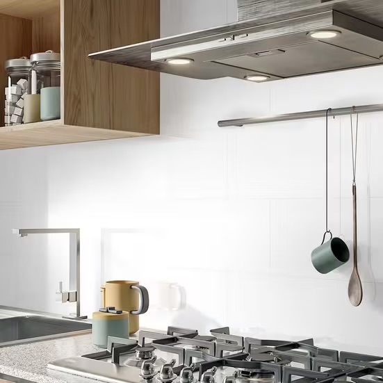 Everest White Polished Porcelain Tile, 12 x 24 (photo 2 of 2)