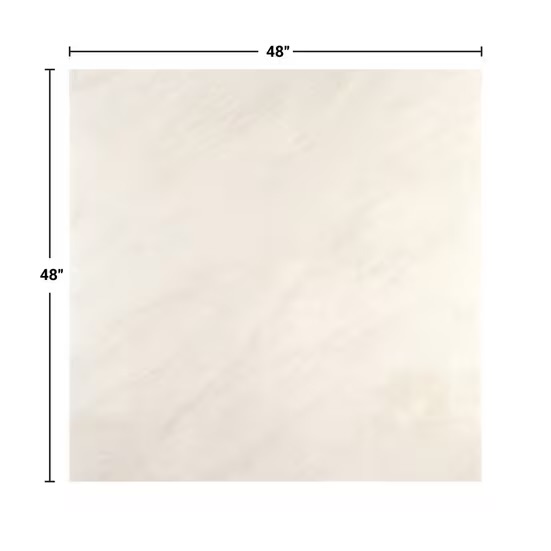 Luna Pearl Matte Porcelain Tile, 48 x 48 (photo 2 of 4)