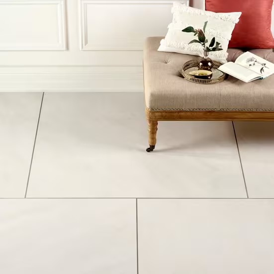 Luna Pearl Matte Porcelain Tile, 48 x 48 (photo 3 of 4)